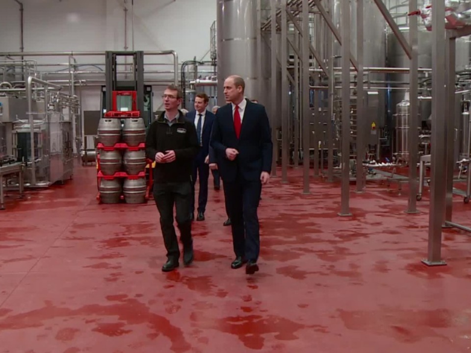 WATCH: Prince William's Near Miss as Beer Keg EXPLODES ...