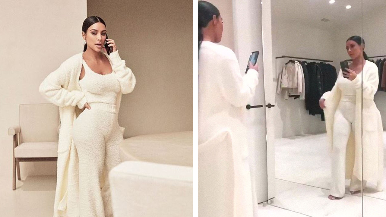 Kim Kardashian reveals new 'cozy' SKIMS PJ's and lounge wear | New Idea