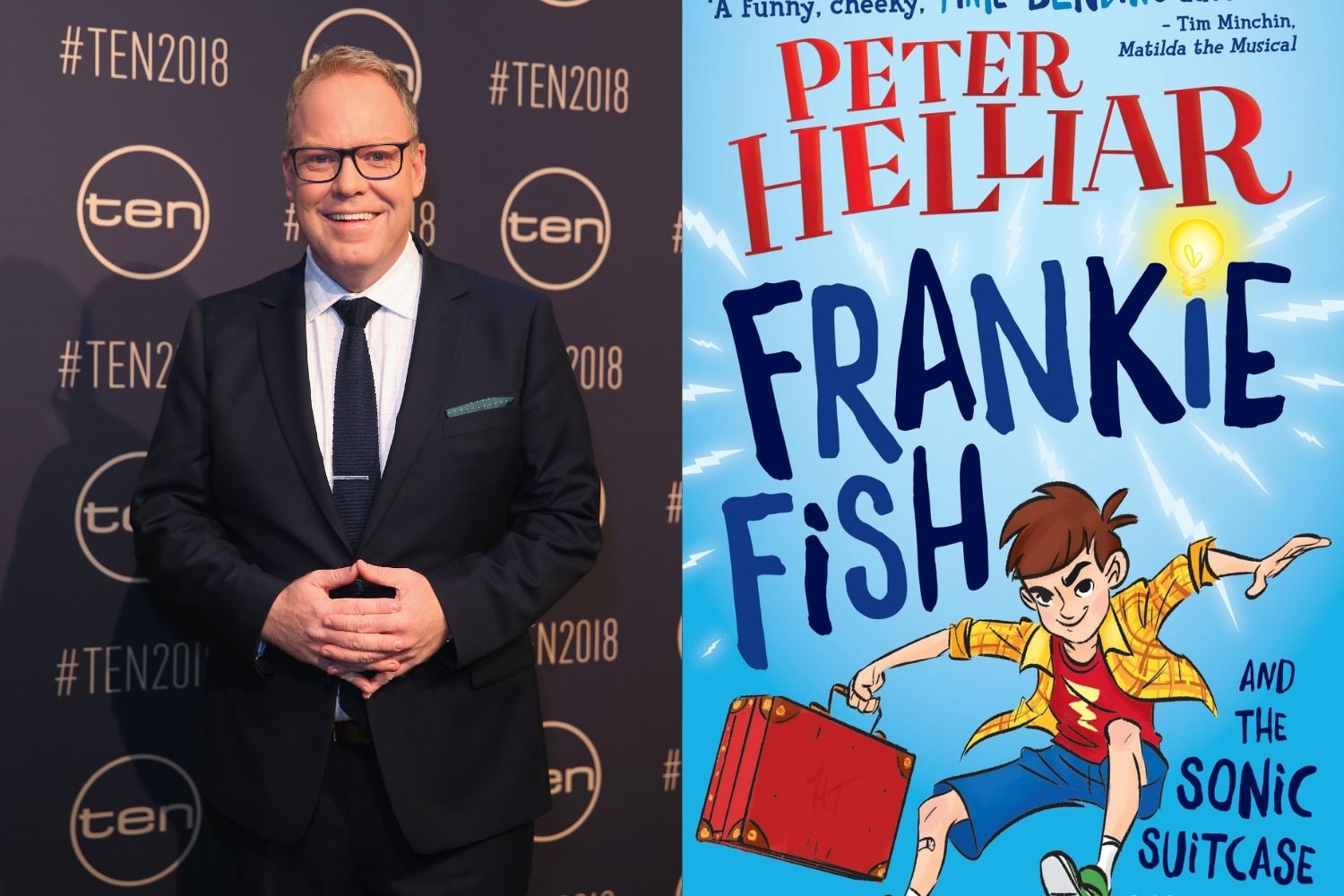 Peter Helliar book Frankie Fish and the Sonic suitcase