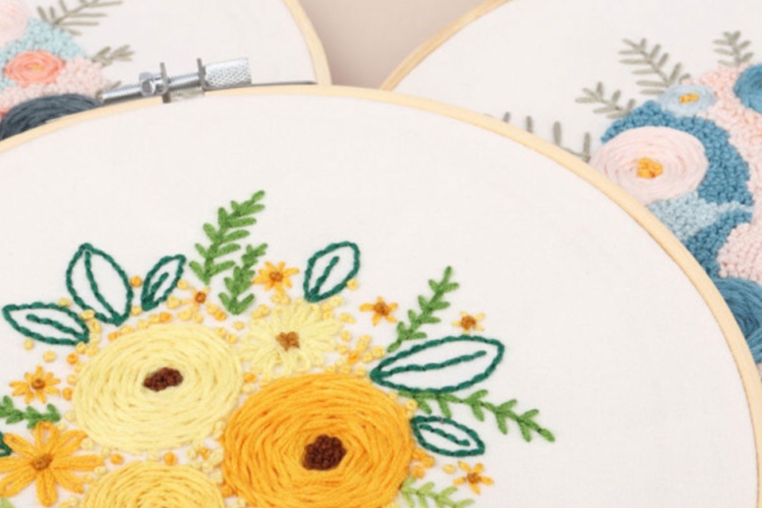 embroided-yellow-flower
