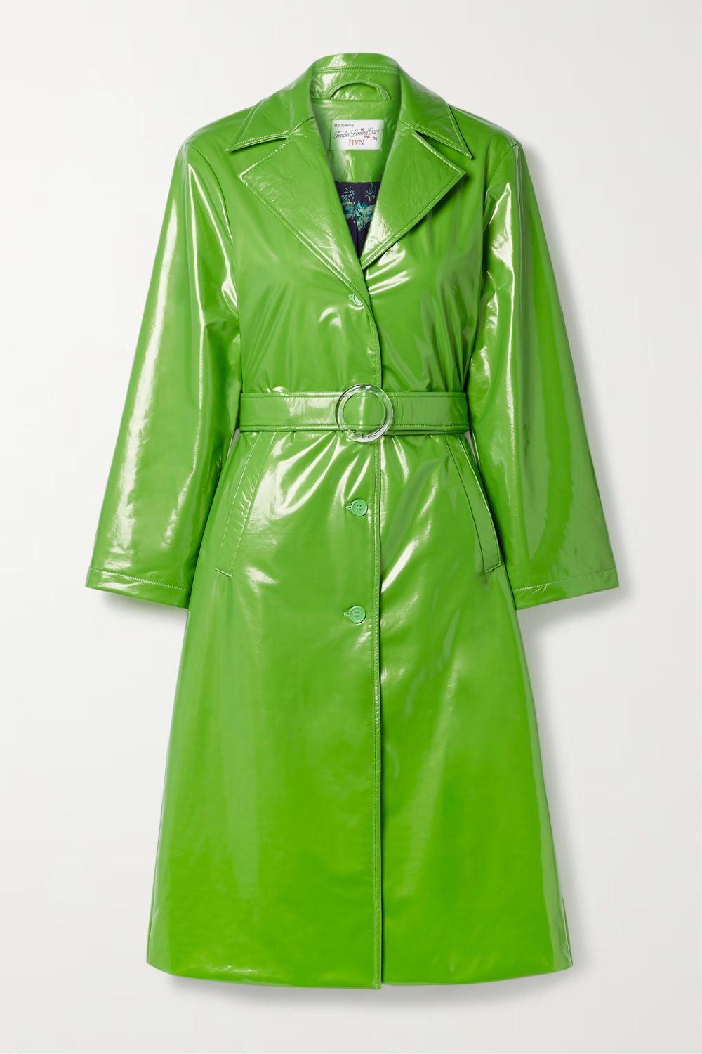 bright-green-pvc-trench-coat