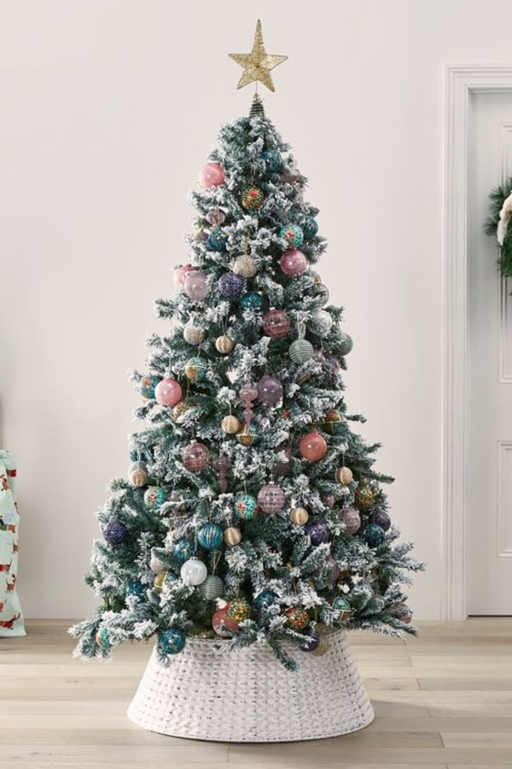 Adairs white & green winter Christmas tree
