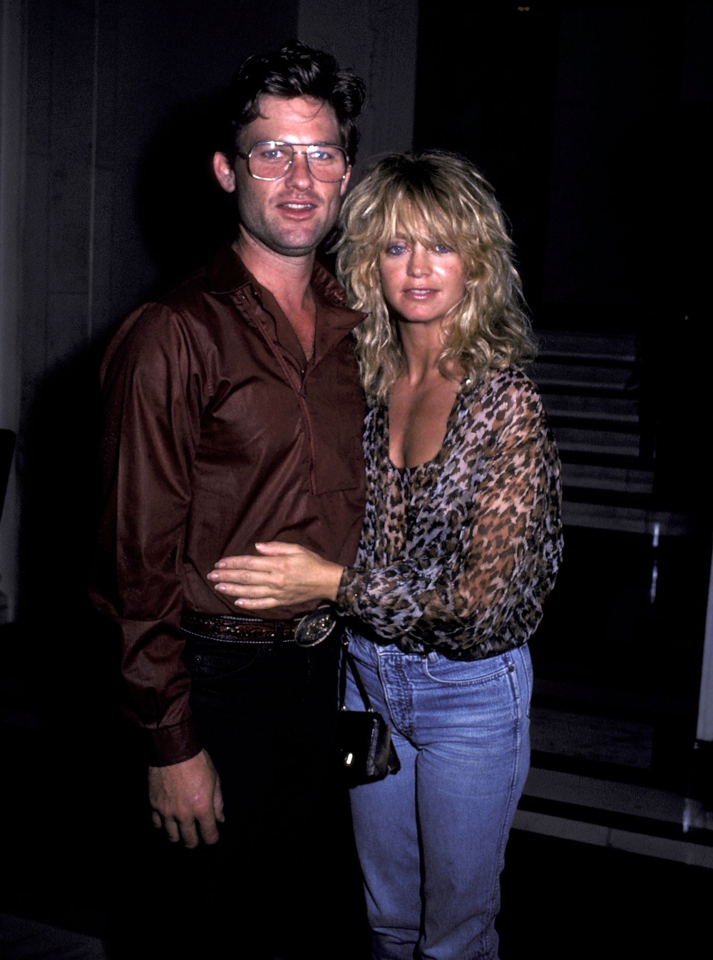 Retro photo of Goldie Hawn and Kurt russell