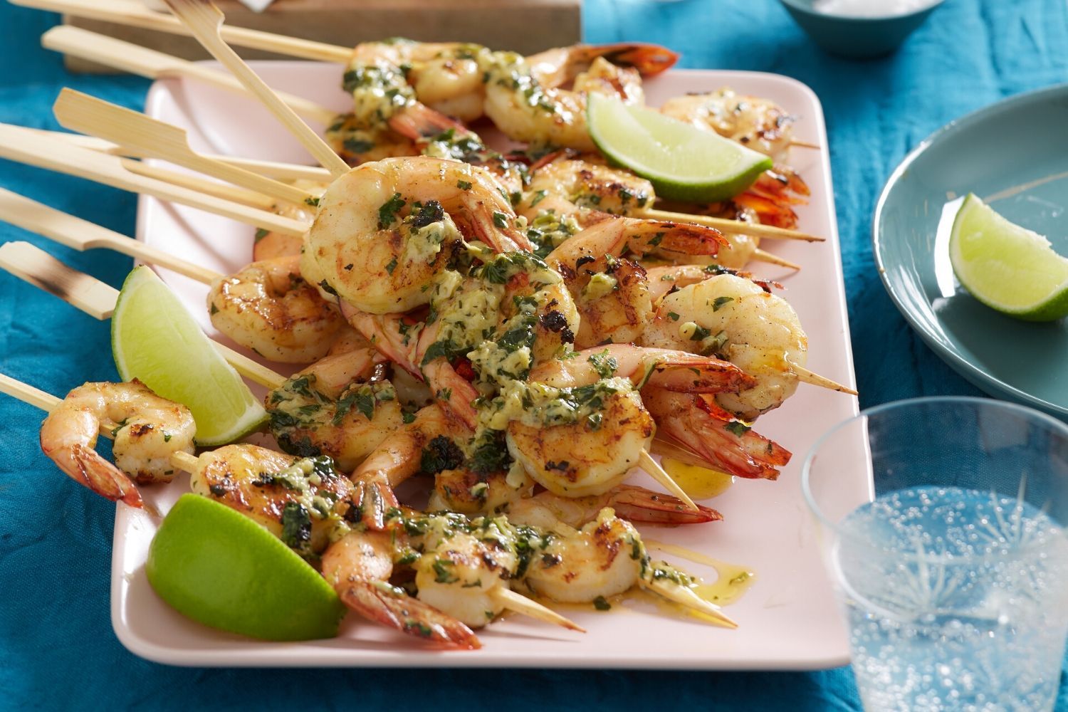 Prawn-Skewers-with-Coriander-and-Lime-Butter