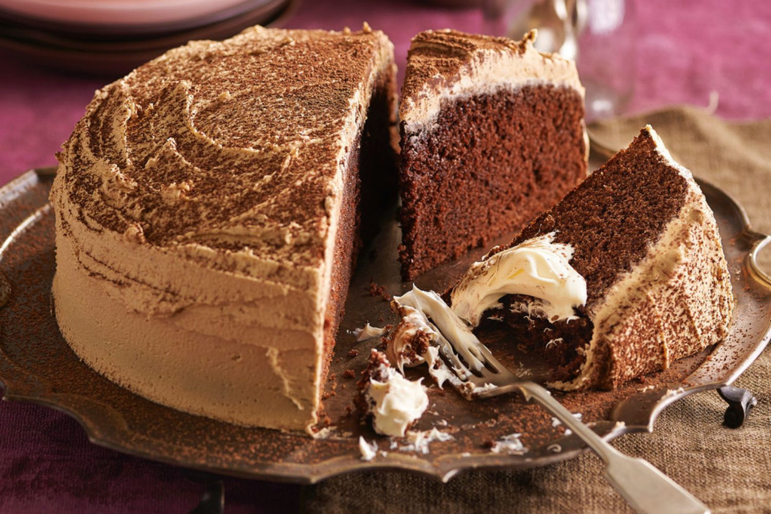 Chocolate-cake-with-coffee-frosting