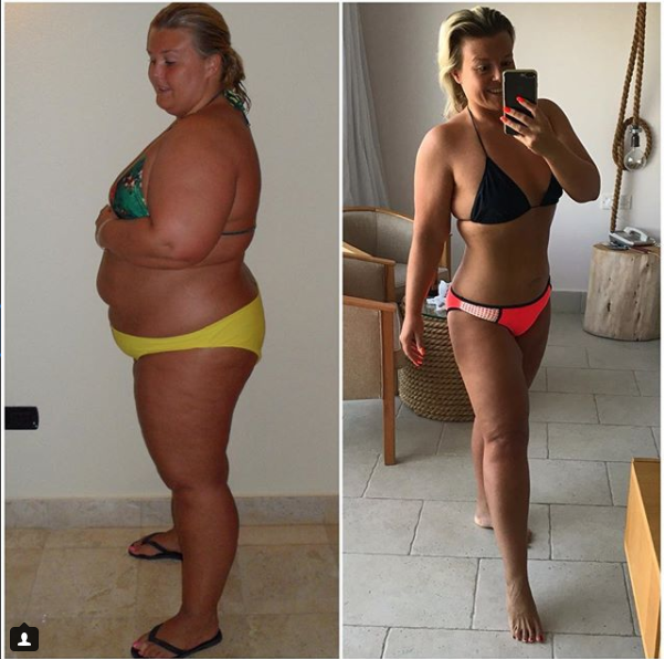 Carli Jay halved her weight naturally