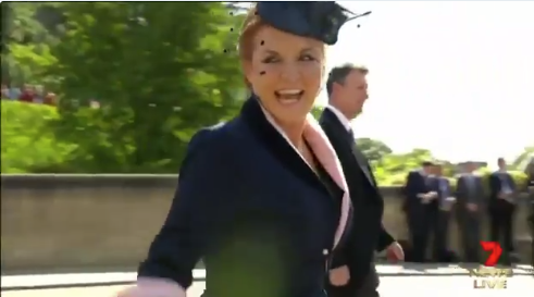 Fergie arrives at the royal wedding