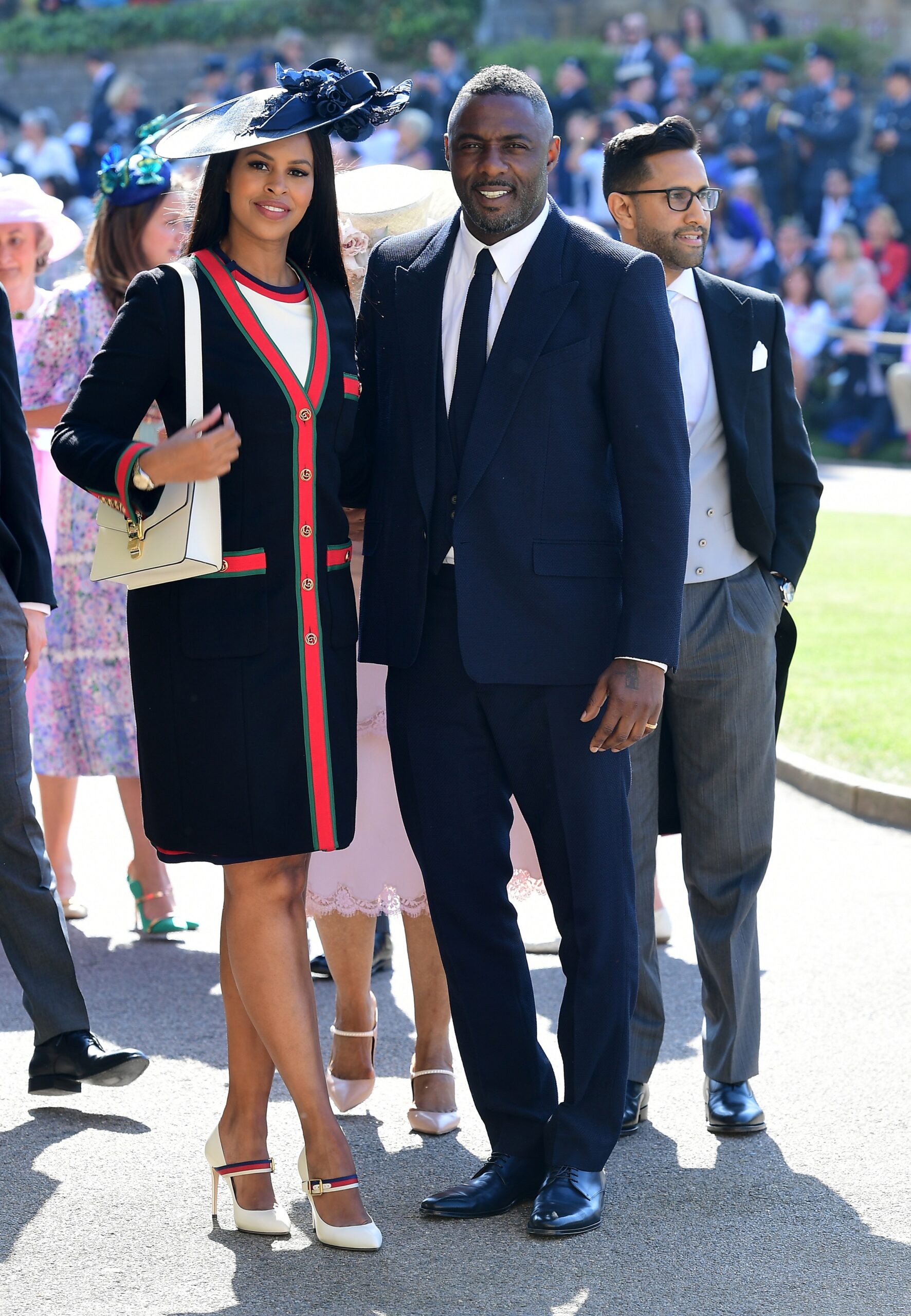 Idris looked smart in his suit