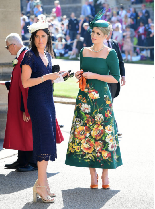 Lady Kitty Spencer wore a stunning floral dress
