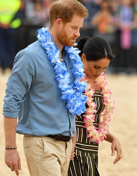 Prince harry anxious in Bondi with Meghan markle says body language expert
