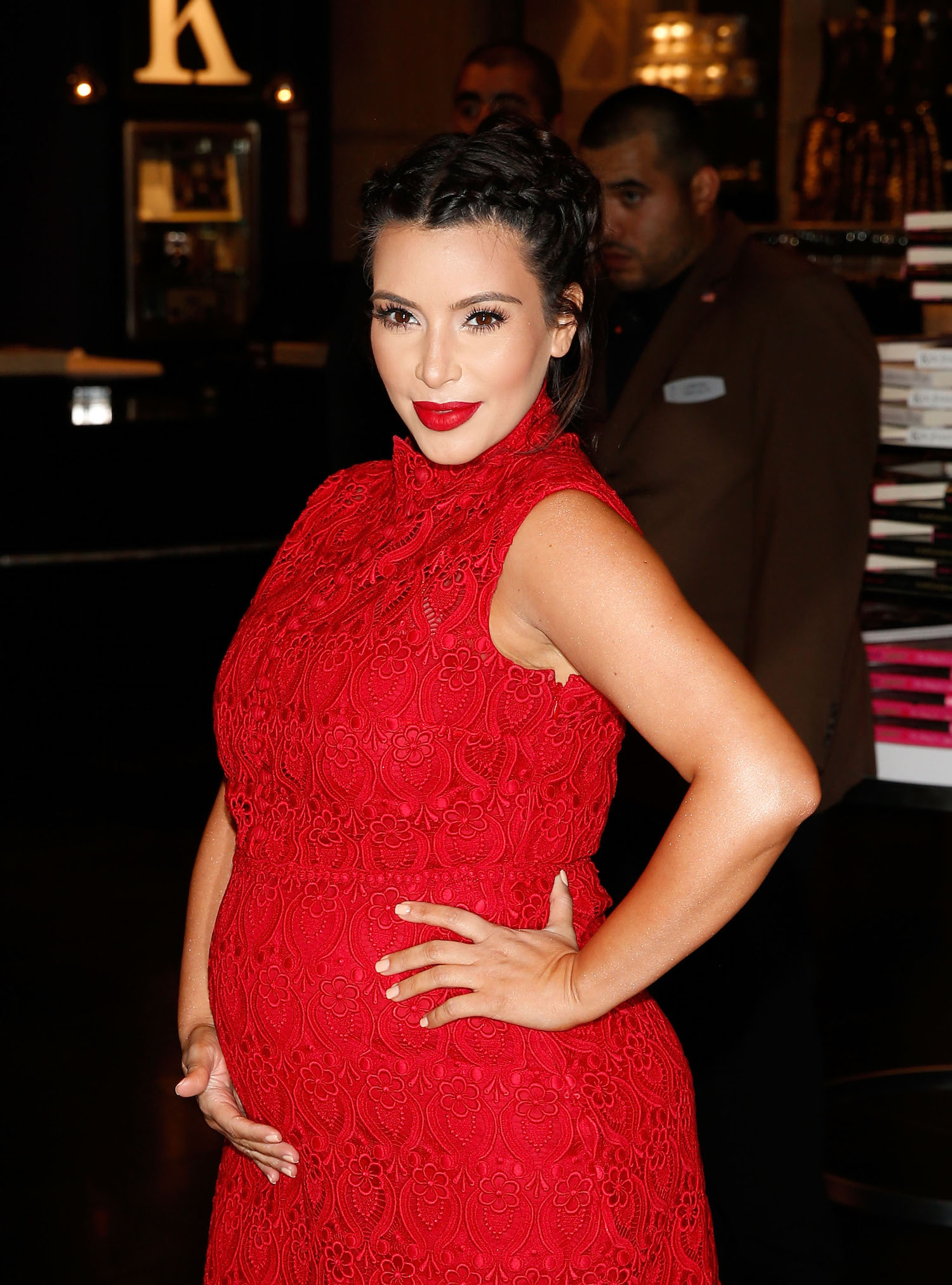 4. Kim Kardashian West in 2013 put the weight on the hips and bum ... and had a girl