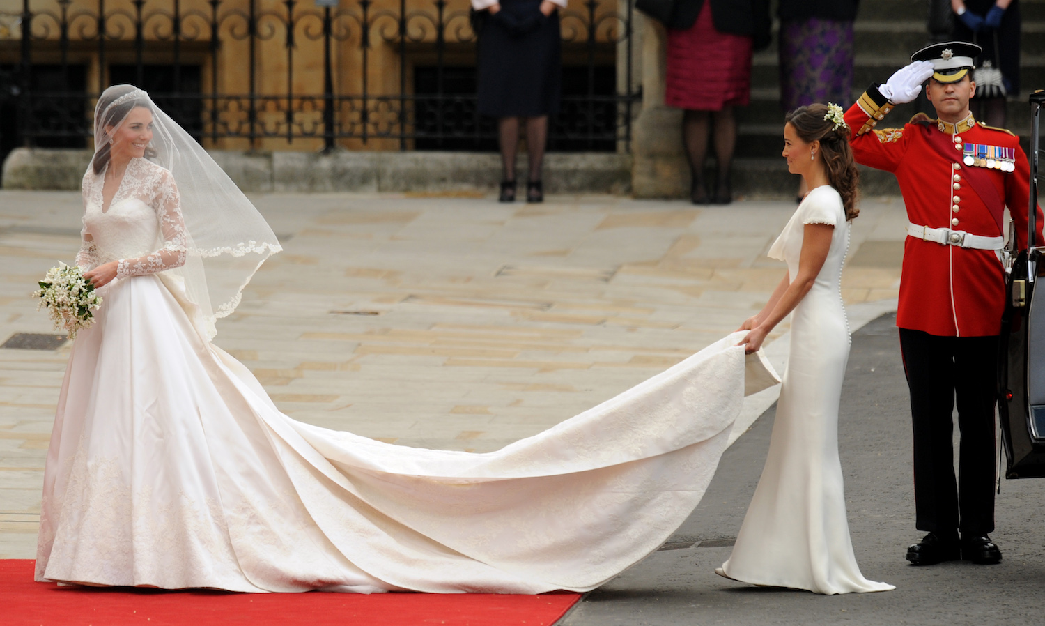 bridesmaid Pippa Middleton at Kate's wedding