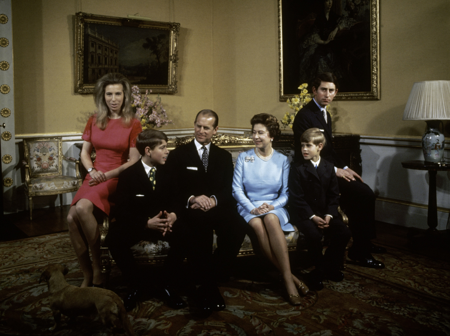 The Queen's family in 1972