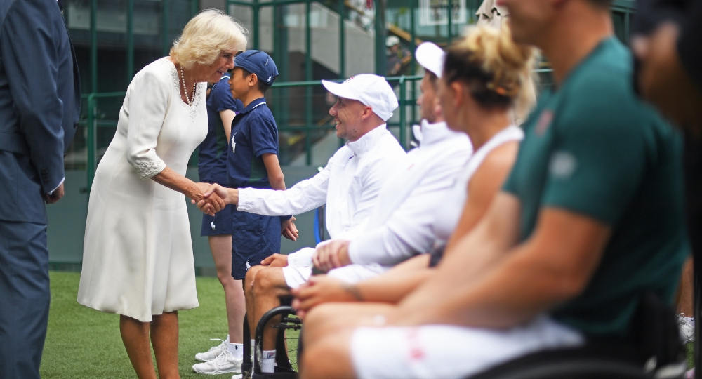 Camilla at Wimbledon