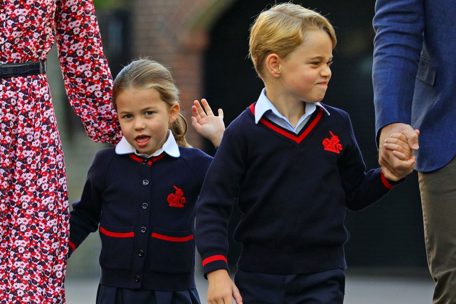 princess charlotte first day of school