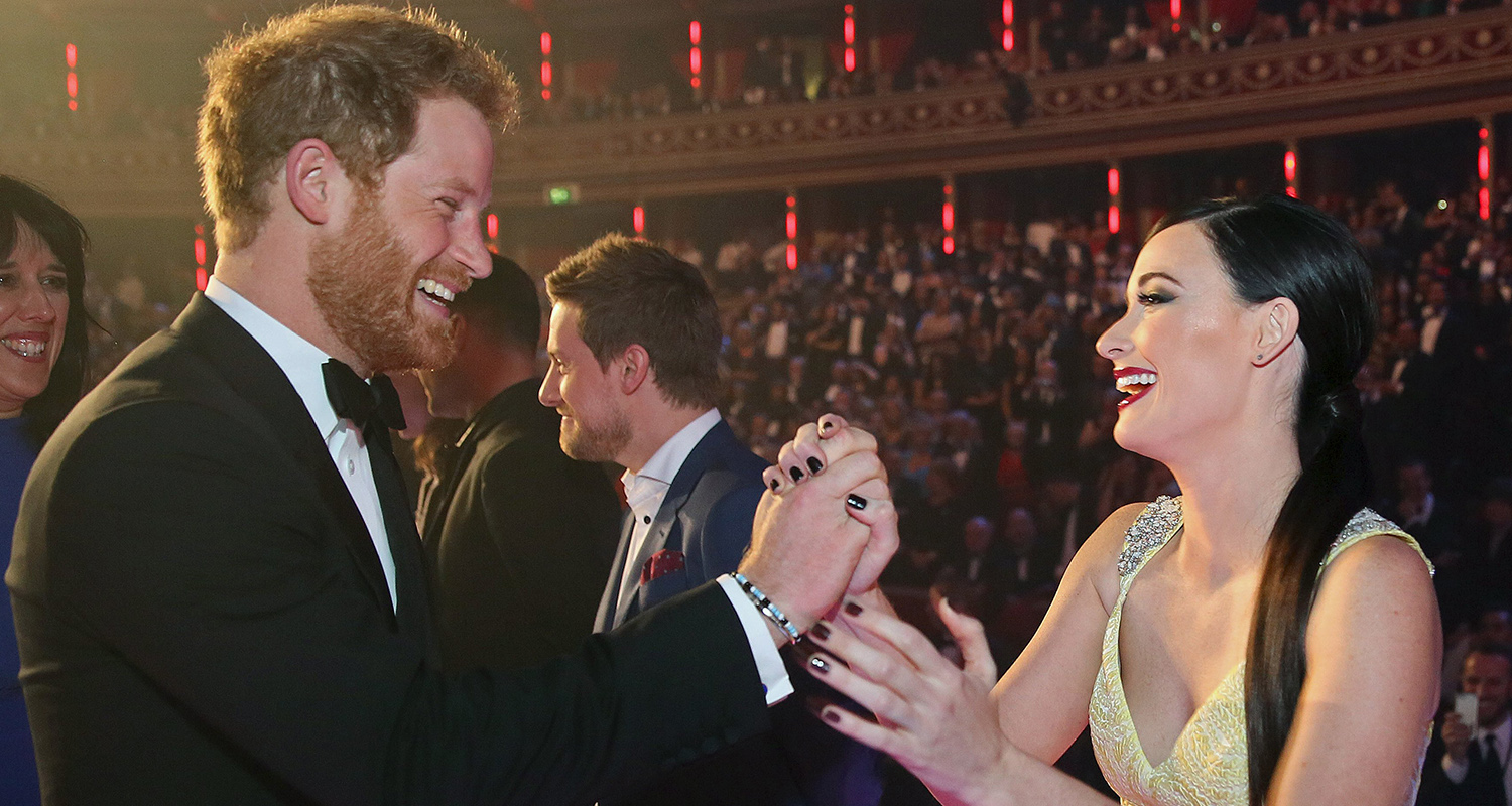 Kacey Musgraves Prince Harry high five