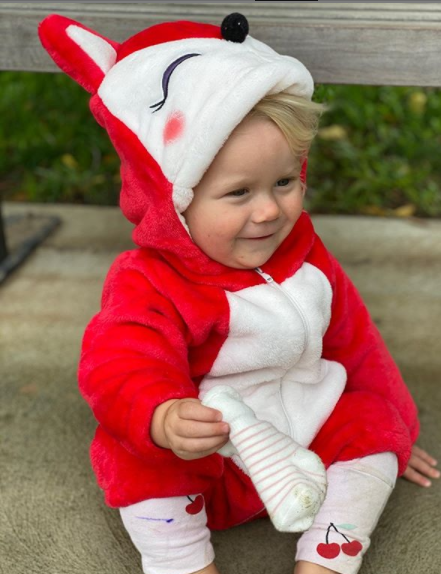 The 39-year-old TV star shared several posts about her day, including one in which she’d dressed Adelaide in what she thought was a bunny outfit.