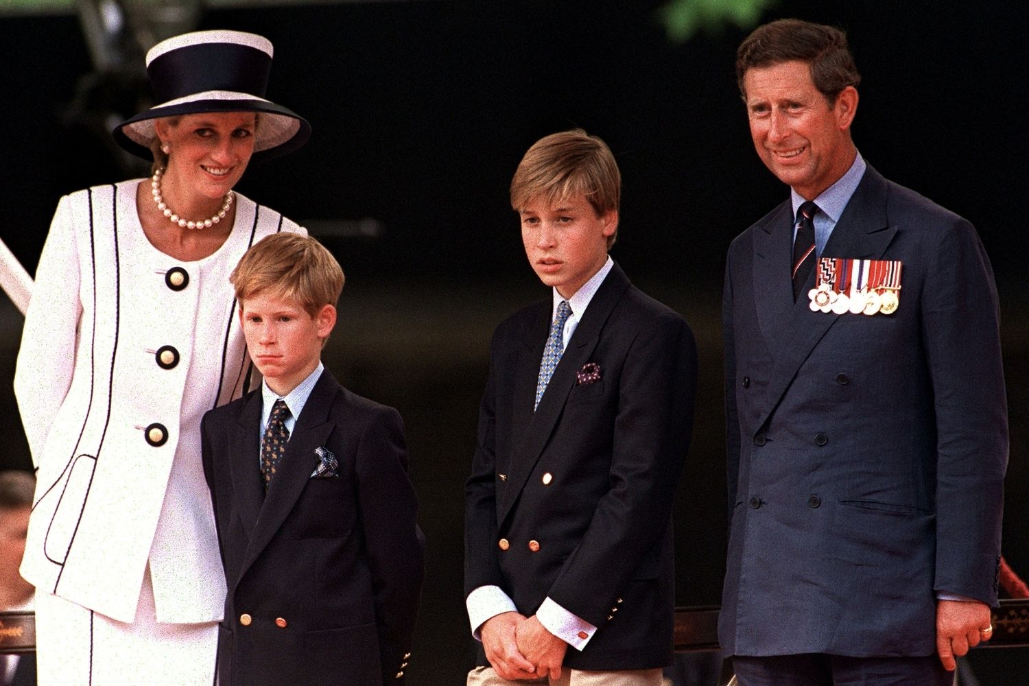 diana, harry, william and charles