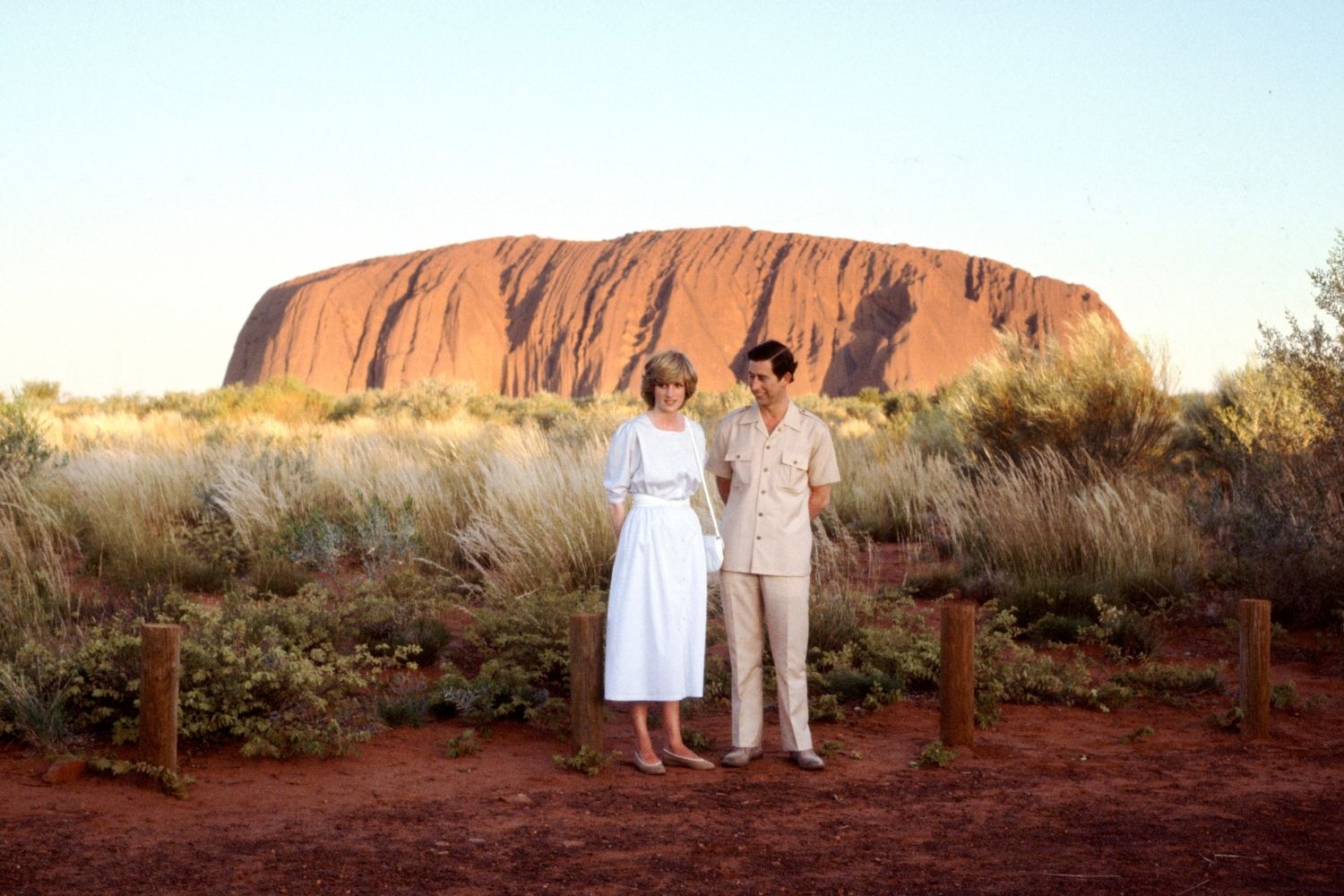 Charles and Diana at Uluru