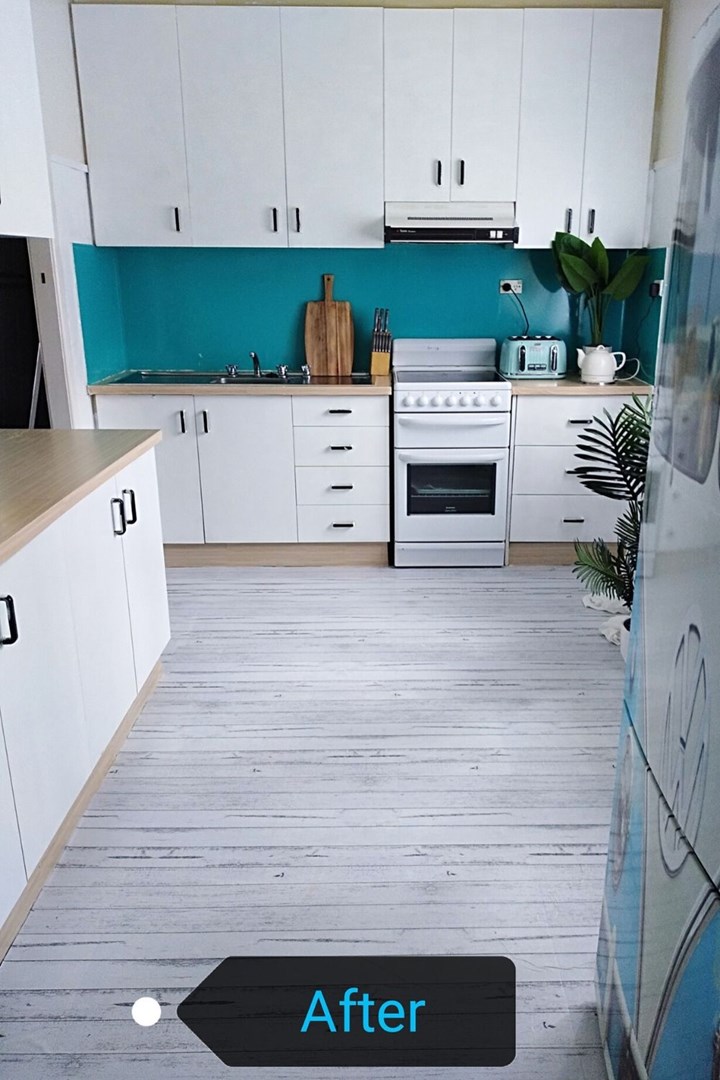 Bunnings Budget Kitchen Makeover, Laminate Kitchen Cabinets Bunnings