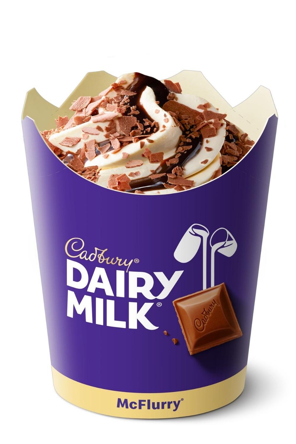 Calories in McDonald's Cadbury® Dairy Milk® McFlurry