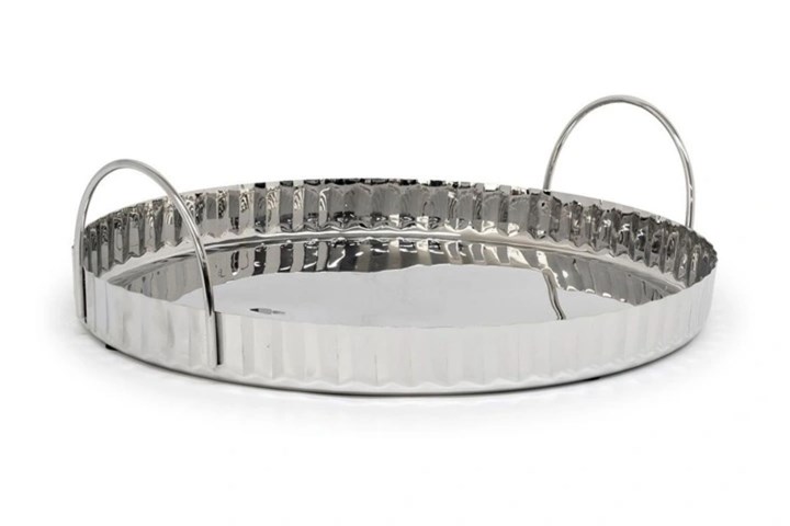 round-silver-tray