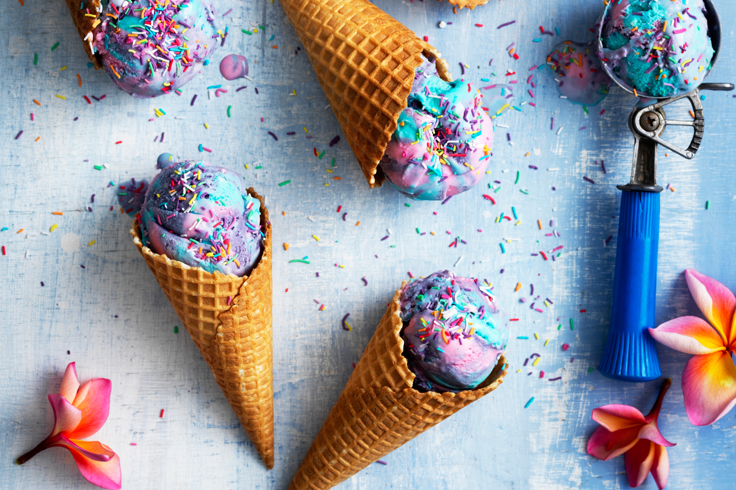 Unicorn Ice-Cream Cones Recipe | New Idea Magazine
