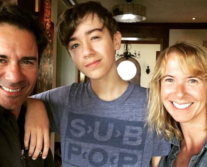 Photo of Eric McCormack  & his  Son  Finnigan Holden McCormack