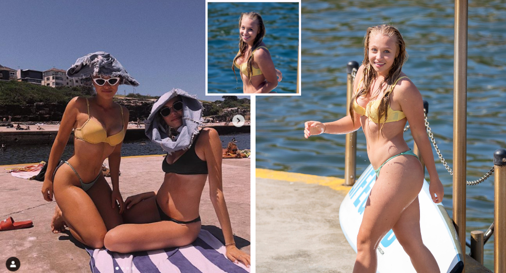 Home and Away star Olivia Deeble beamed as she soaked up the sun in a misma...