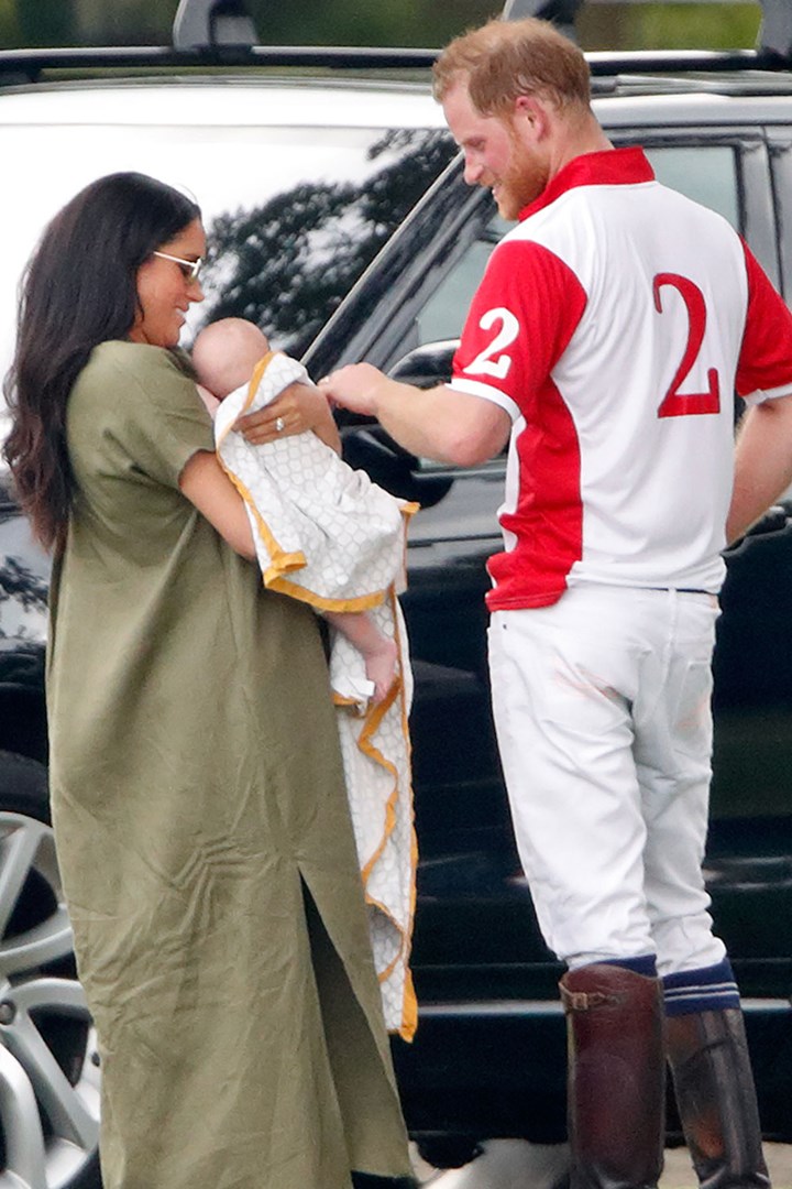 Prince Harry and the Duchess of Sussex with their son, Archie.