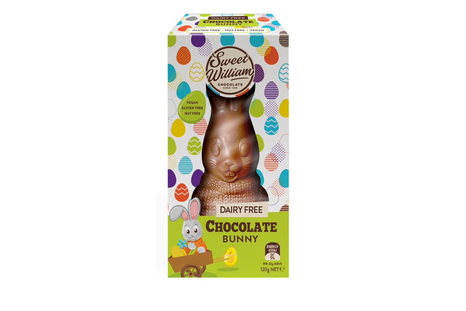 Sweet William Hollow Chocolate Bunny