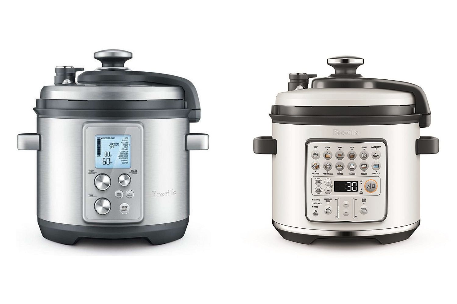 breville the fast slow pro multi cooker in stainless steel