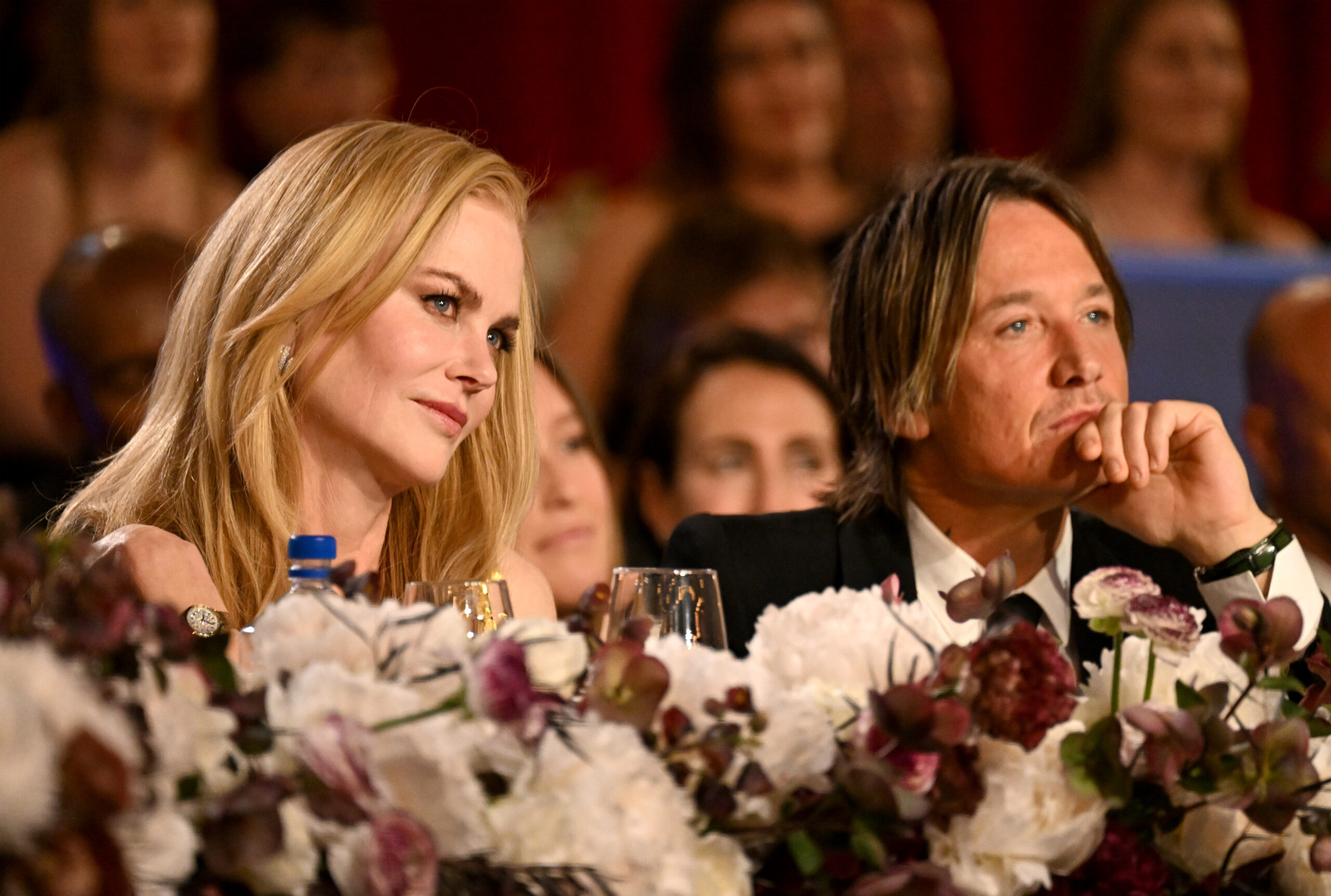 LOS ANGELES, CALIFORNIA - APRIL 27: (L-R) Nicole Kidman and Keith Urban attend the 49th AFI Life Achievement Award: A Tribute To Nicole Kidman at Dolby Theatre on April 27, 2024 in Los Angeles, California. (Photo by Michael Kovac/Getty Images for AFI)