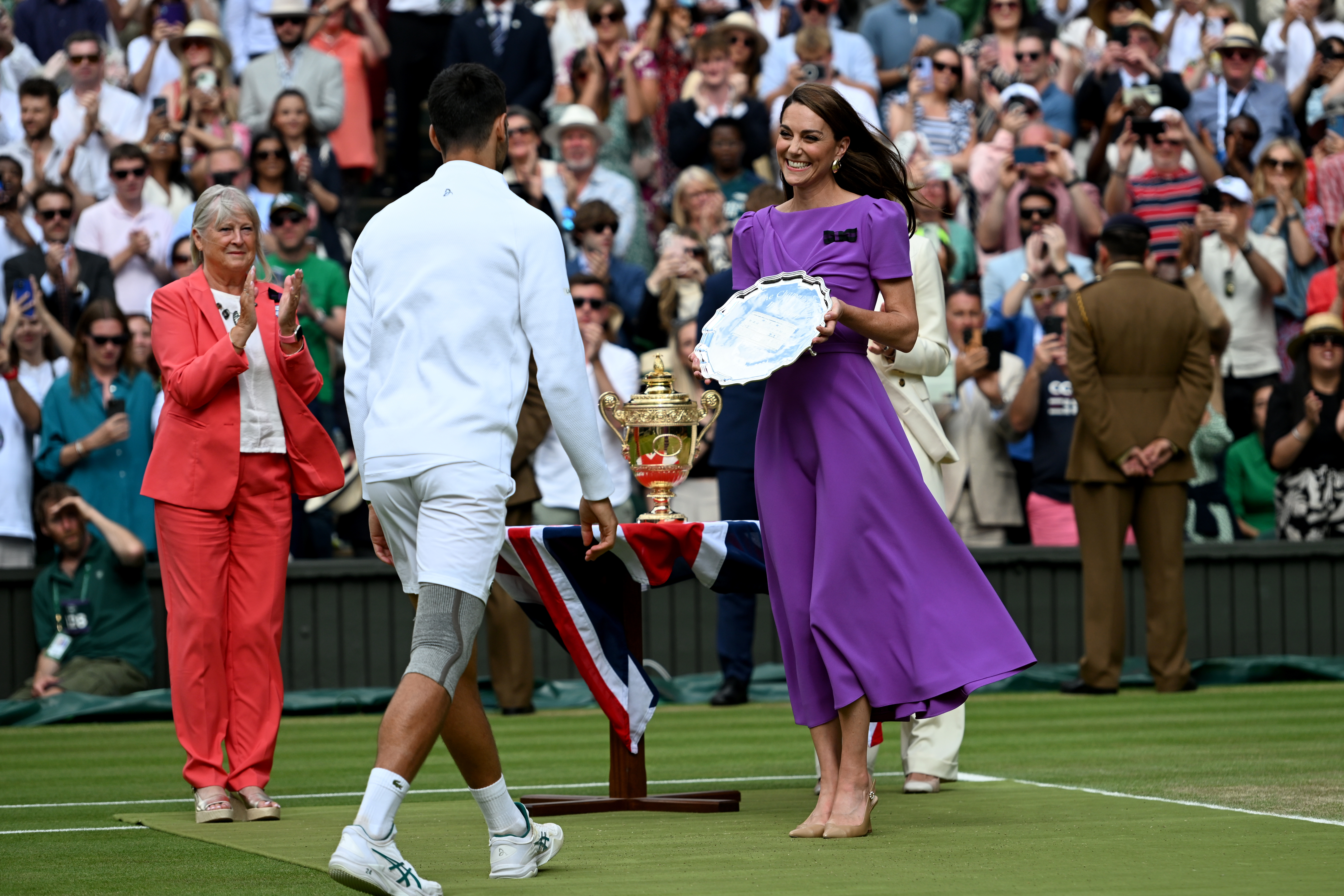 catherine princess of wales purple dress wimbledon