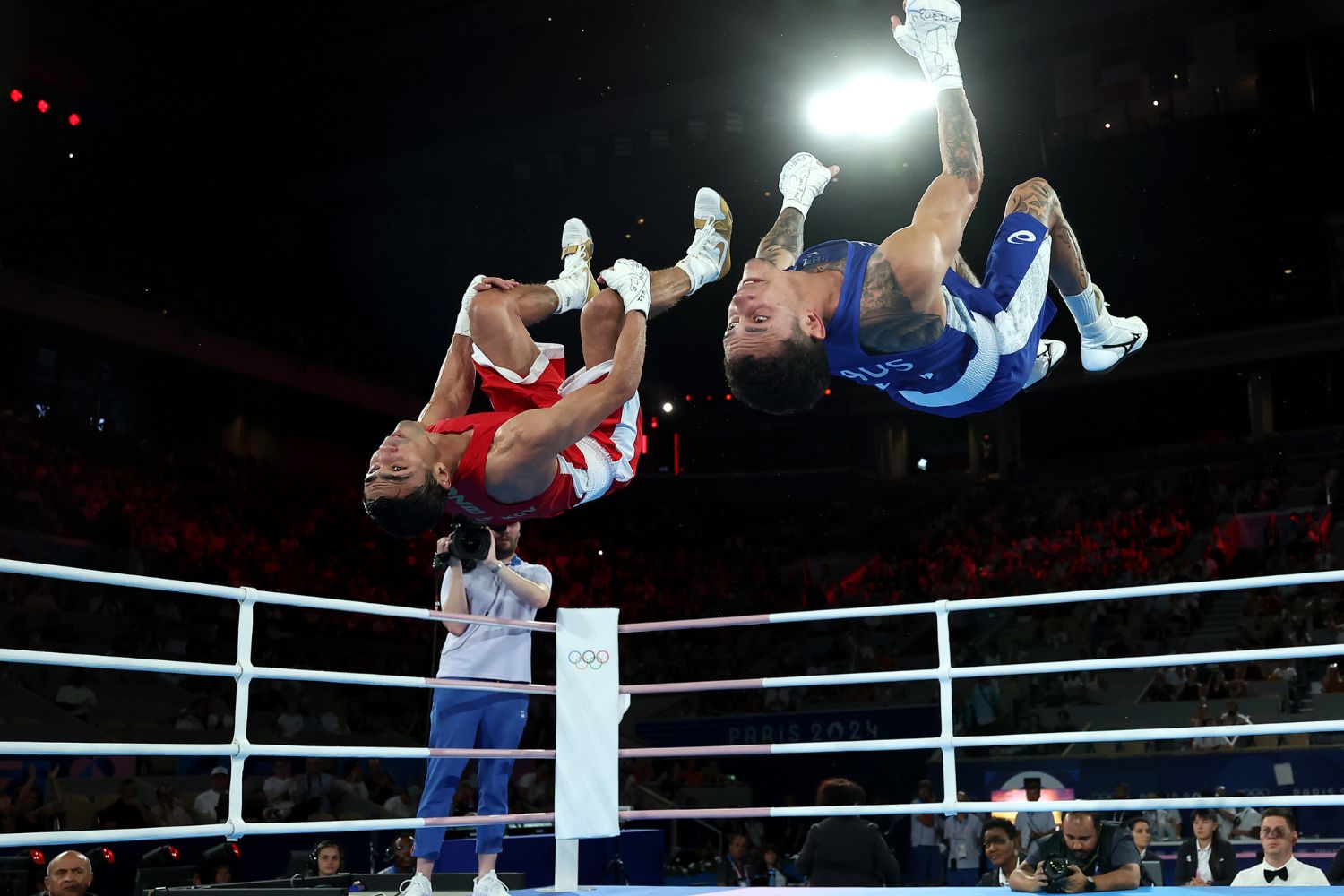 charlie senior and Abdumalik Khalokov olympics