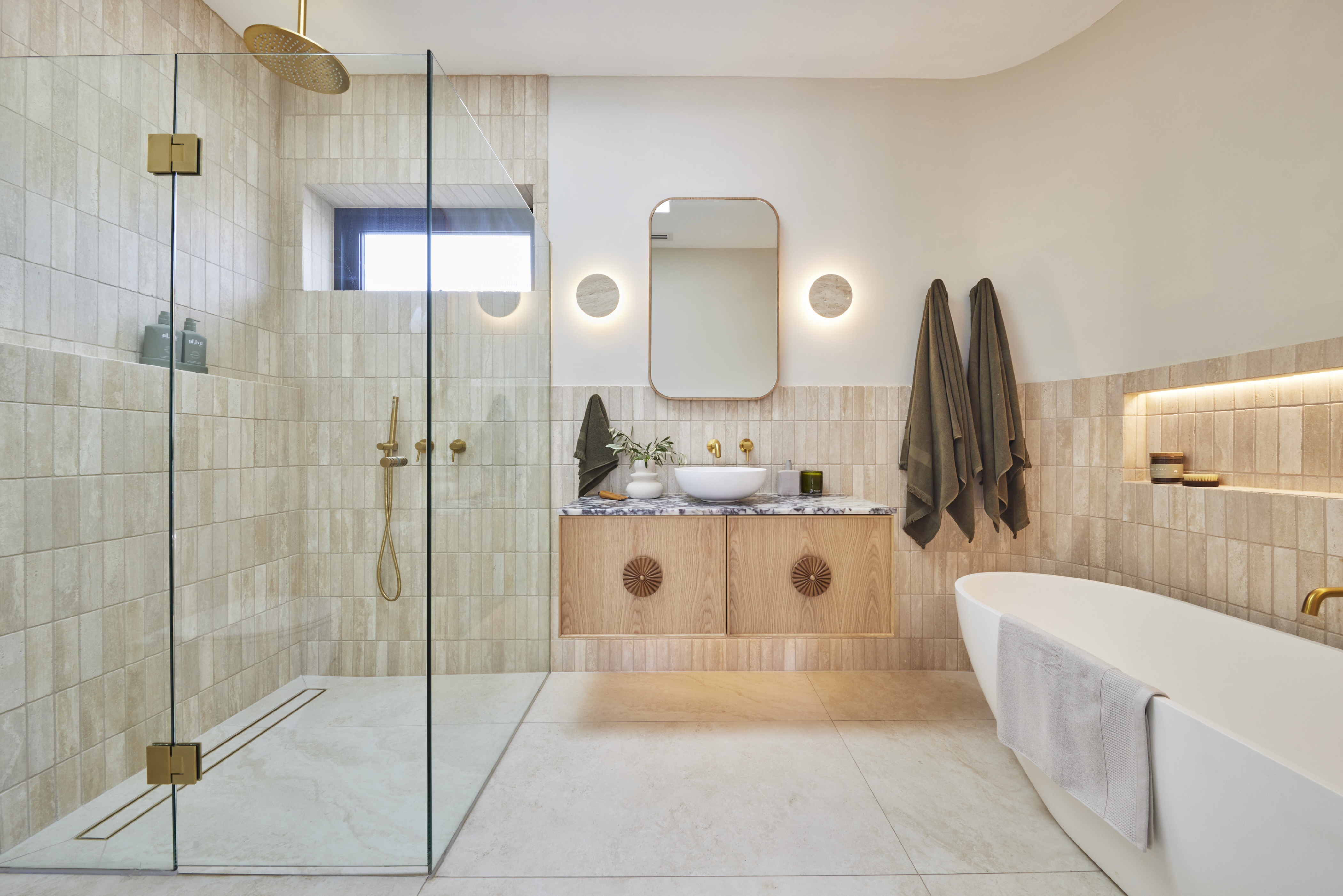 week one guest bathroom room reveal the block 2024 courtney and grant