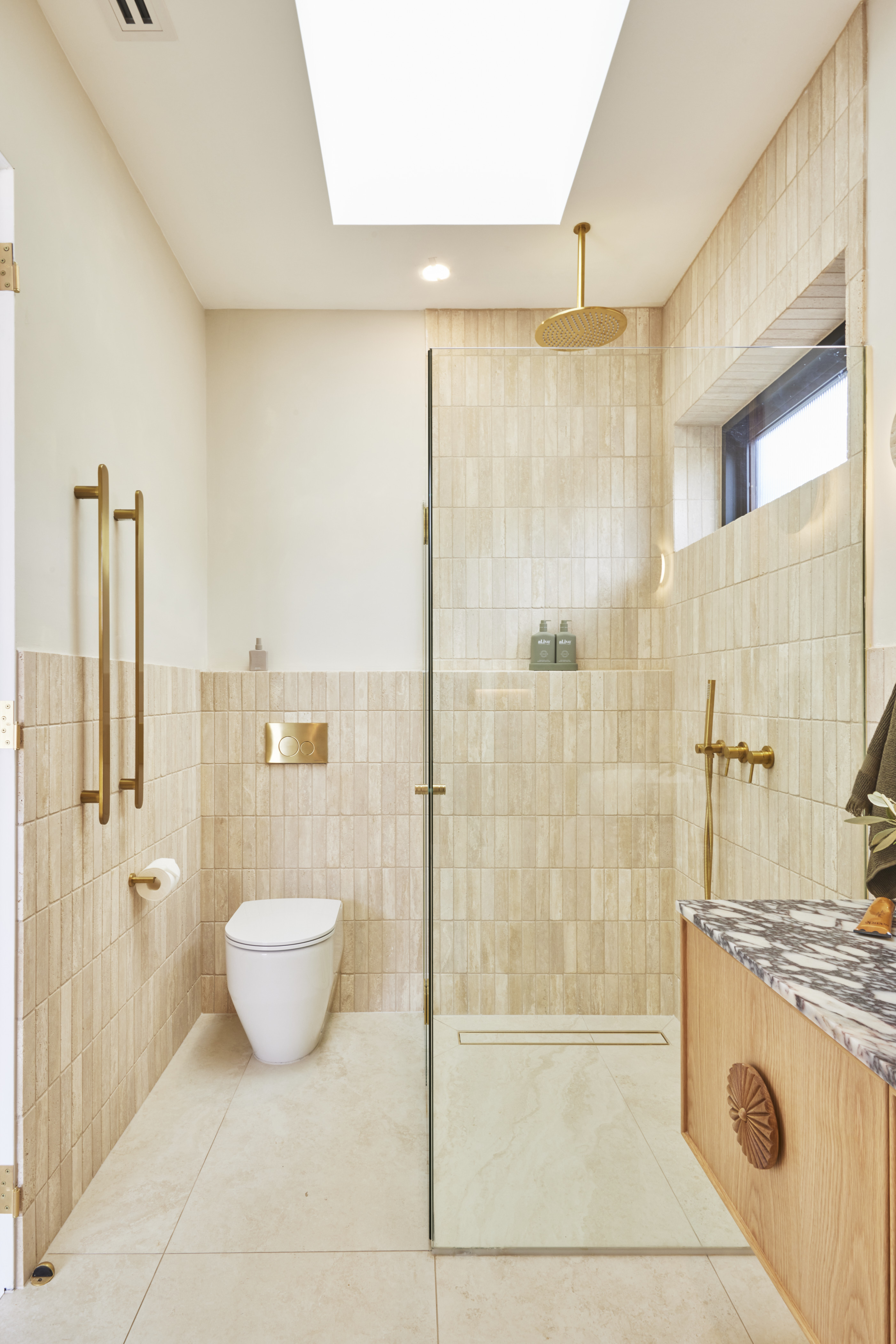 week one guest bathroom room reveal the block 2024 courtney and grant