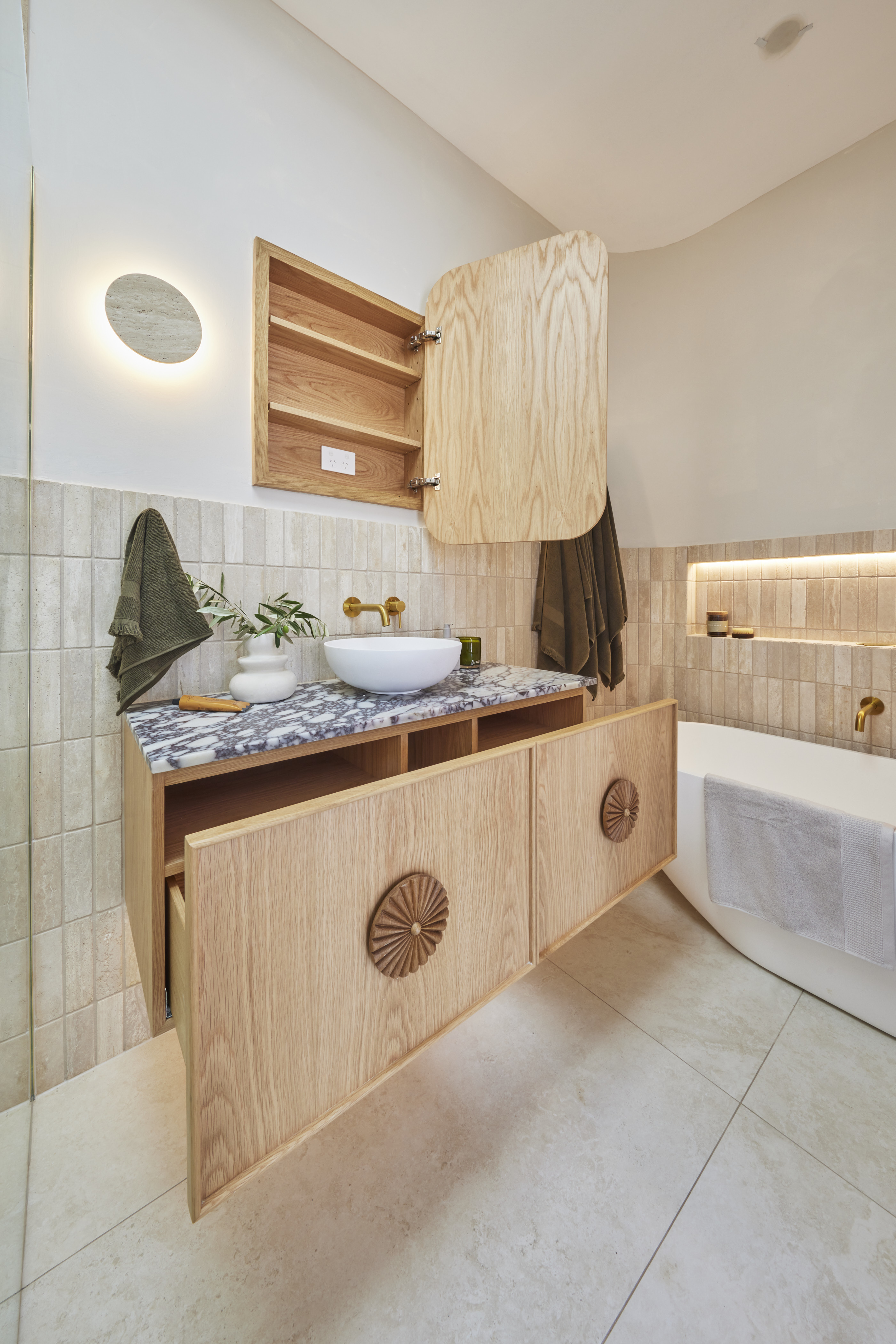 week one guest bathroom room reveal the block 2024 courtney and grant