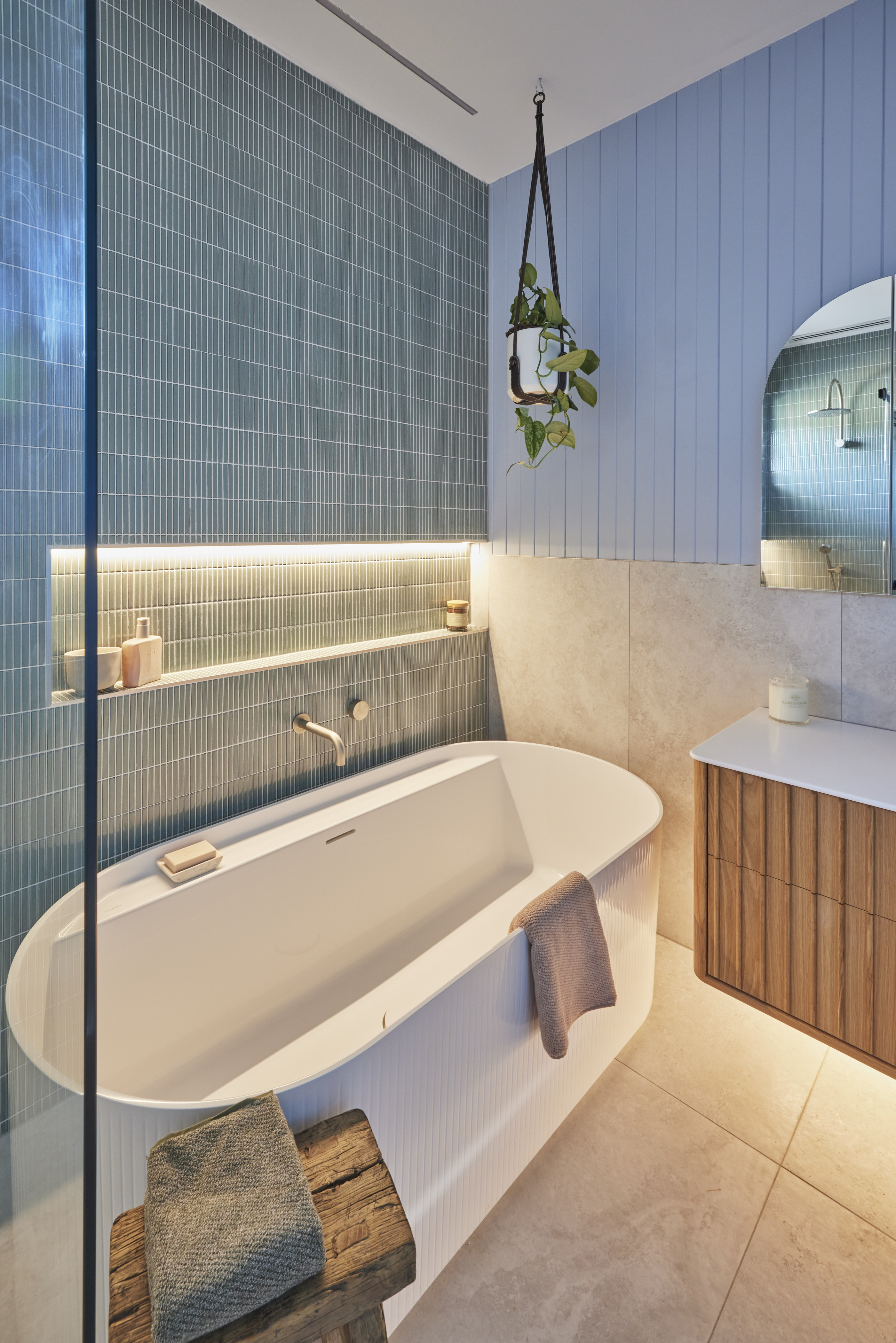 week one guest bathroom room reveal the block 2024 ricky and haydn