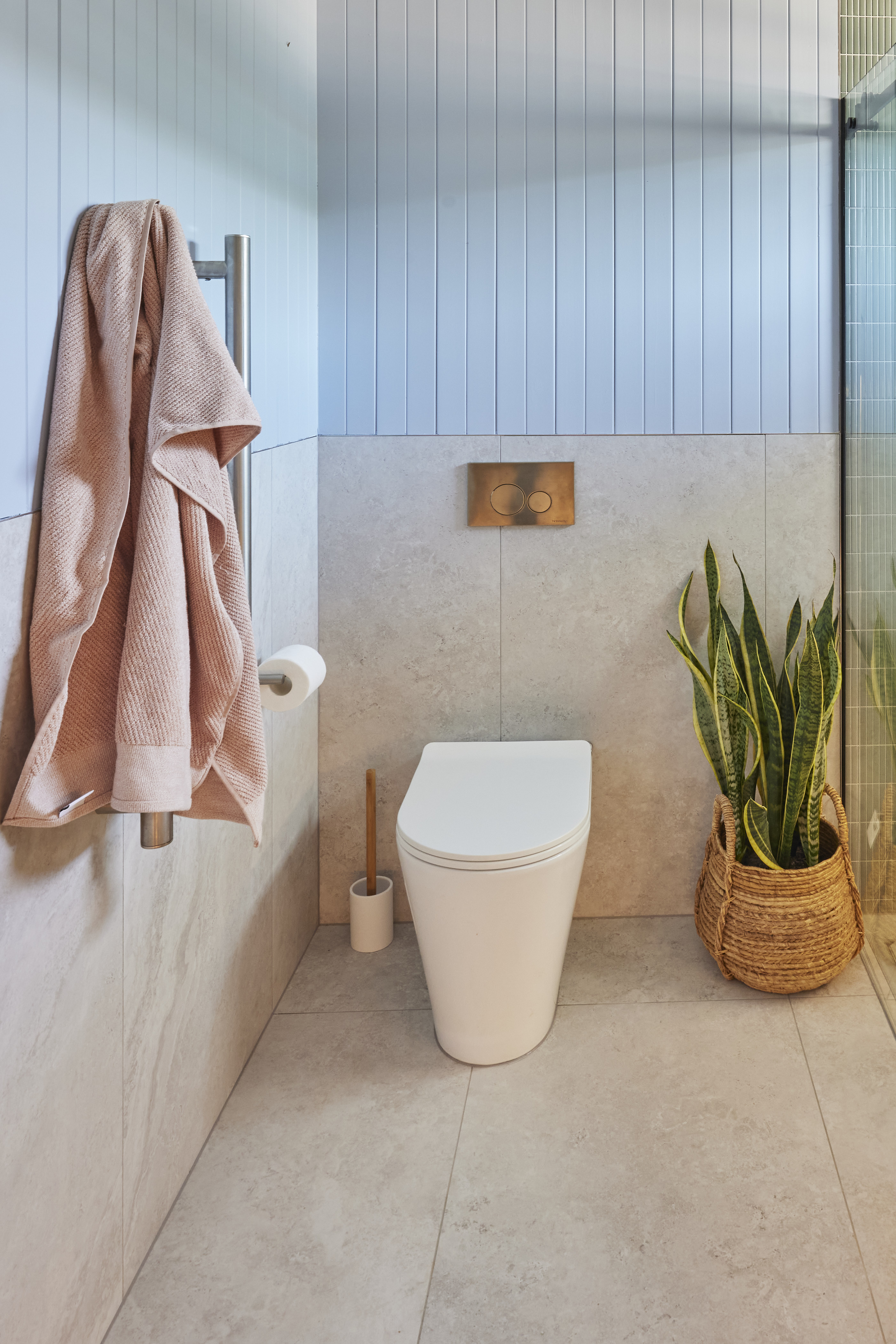 week one guest bathroom room reveal the block 2024 ricky and haydn