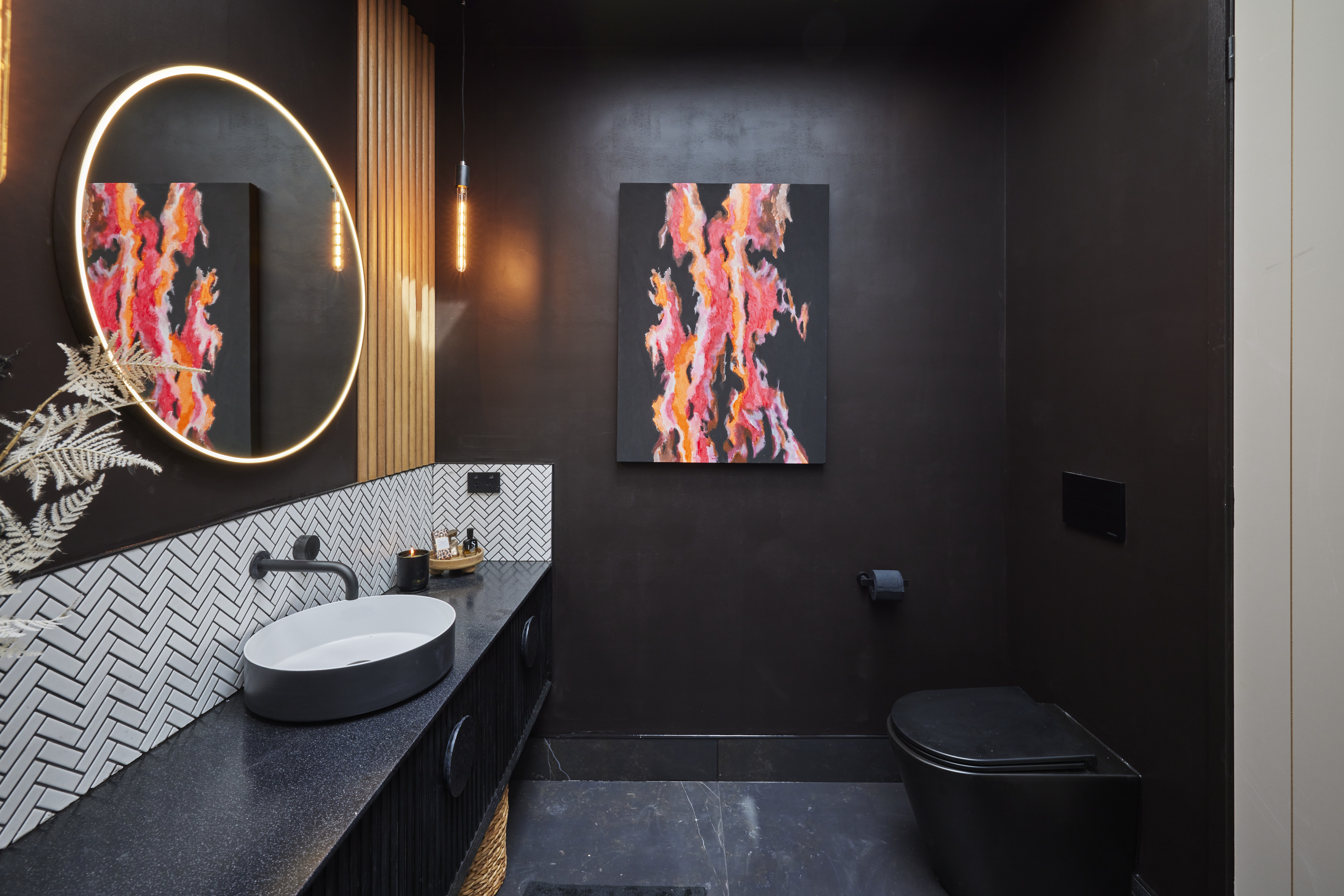 week one guest bathroom room reveal the block 2024 kylie and brad