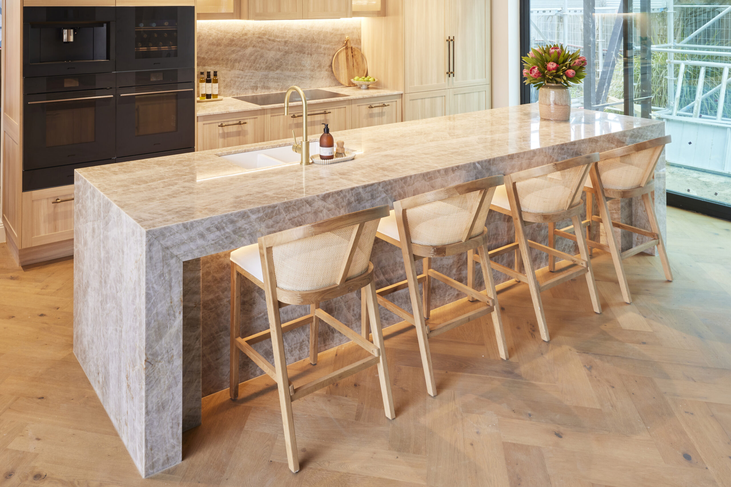 the block 2024 room reveals week 6 the kitchen maddy and charlotte