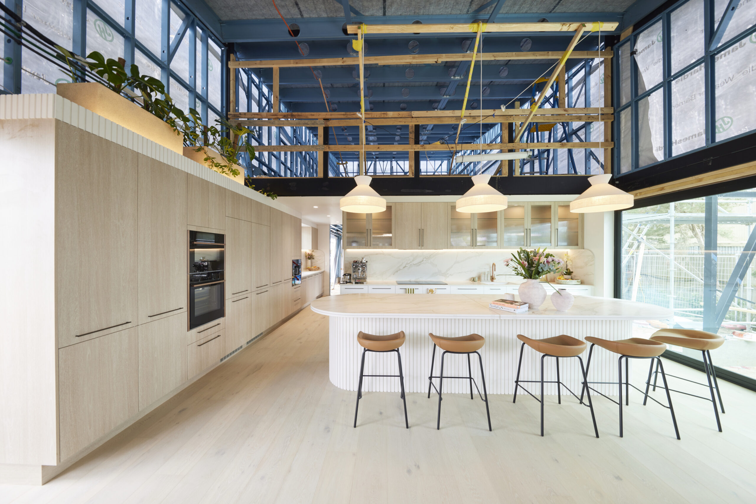 the block 2024 room reveals week 6 the kitchen ricky and haydn