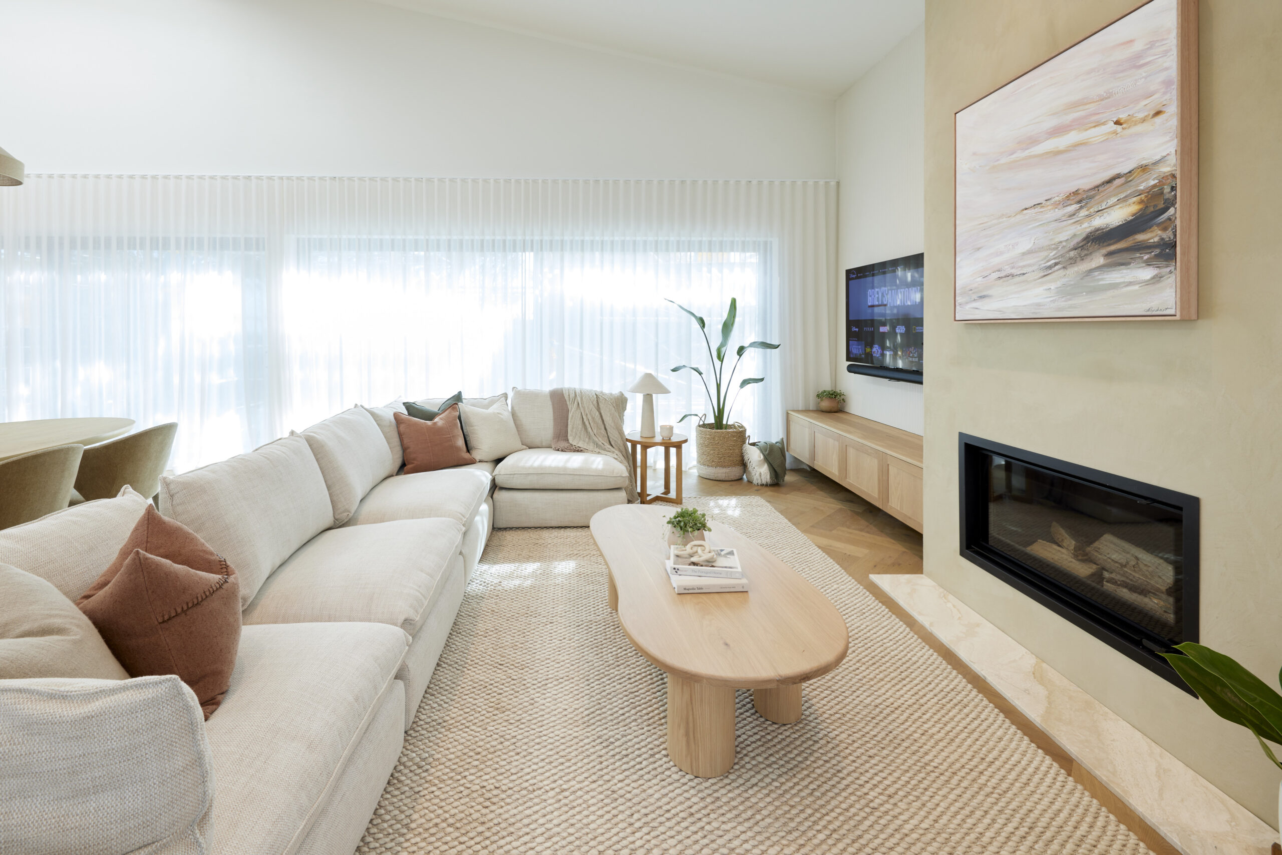 the block 2024 room reveals week 8 living dining maddy and charlotte