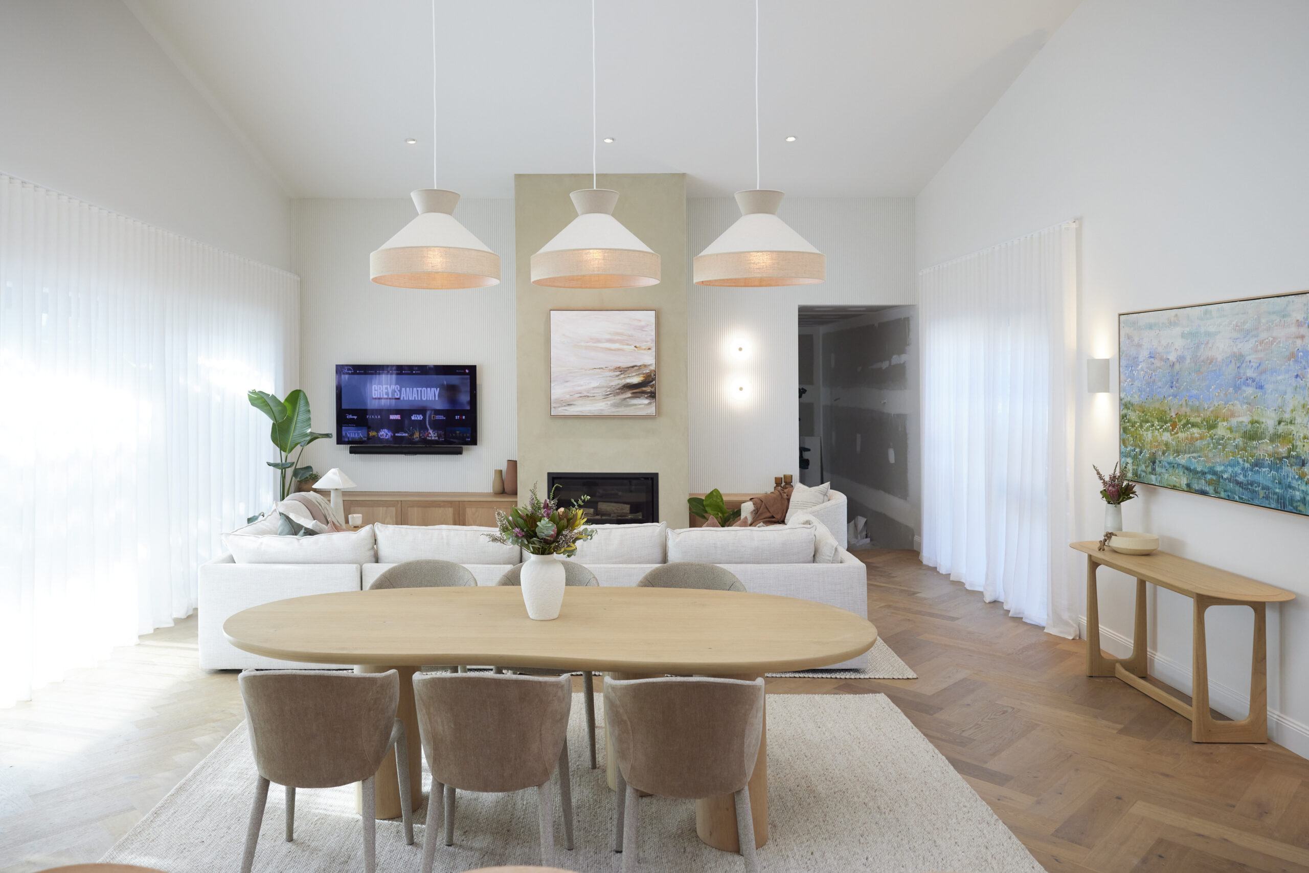 the block 2024 room reveals week 8 living dining maddy and charlotte