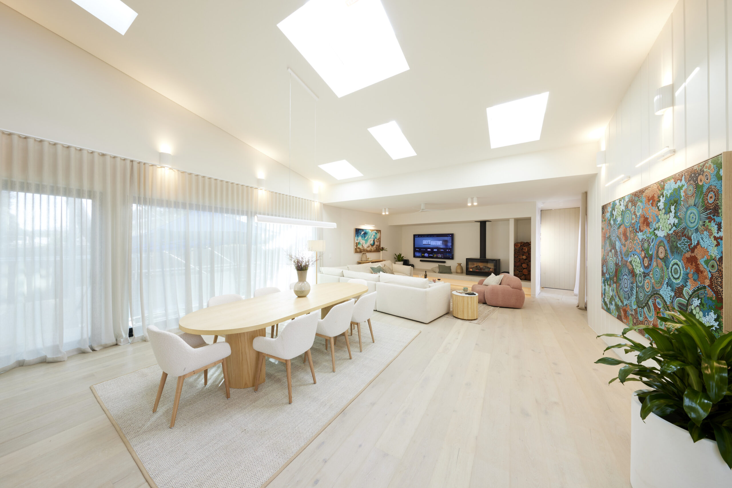 the block 2024 room reveals week 8 living dining ricky and haydn