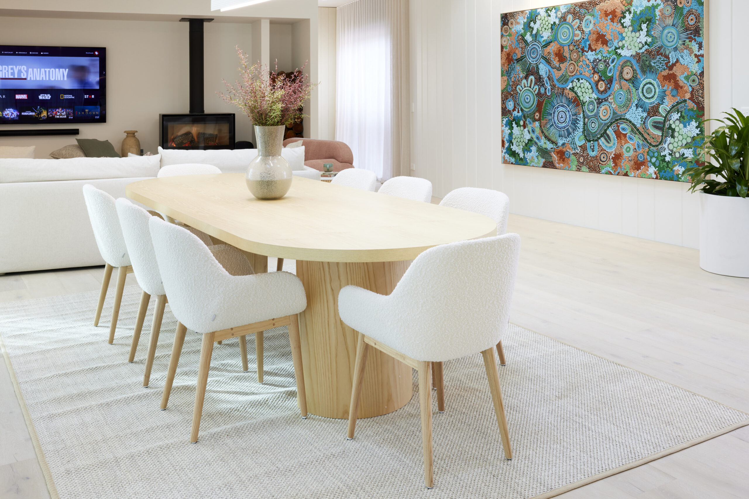 the block 2024 room reveals week 8 living dining ricky and haydn