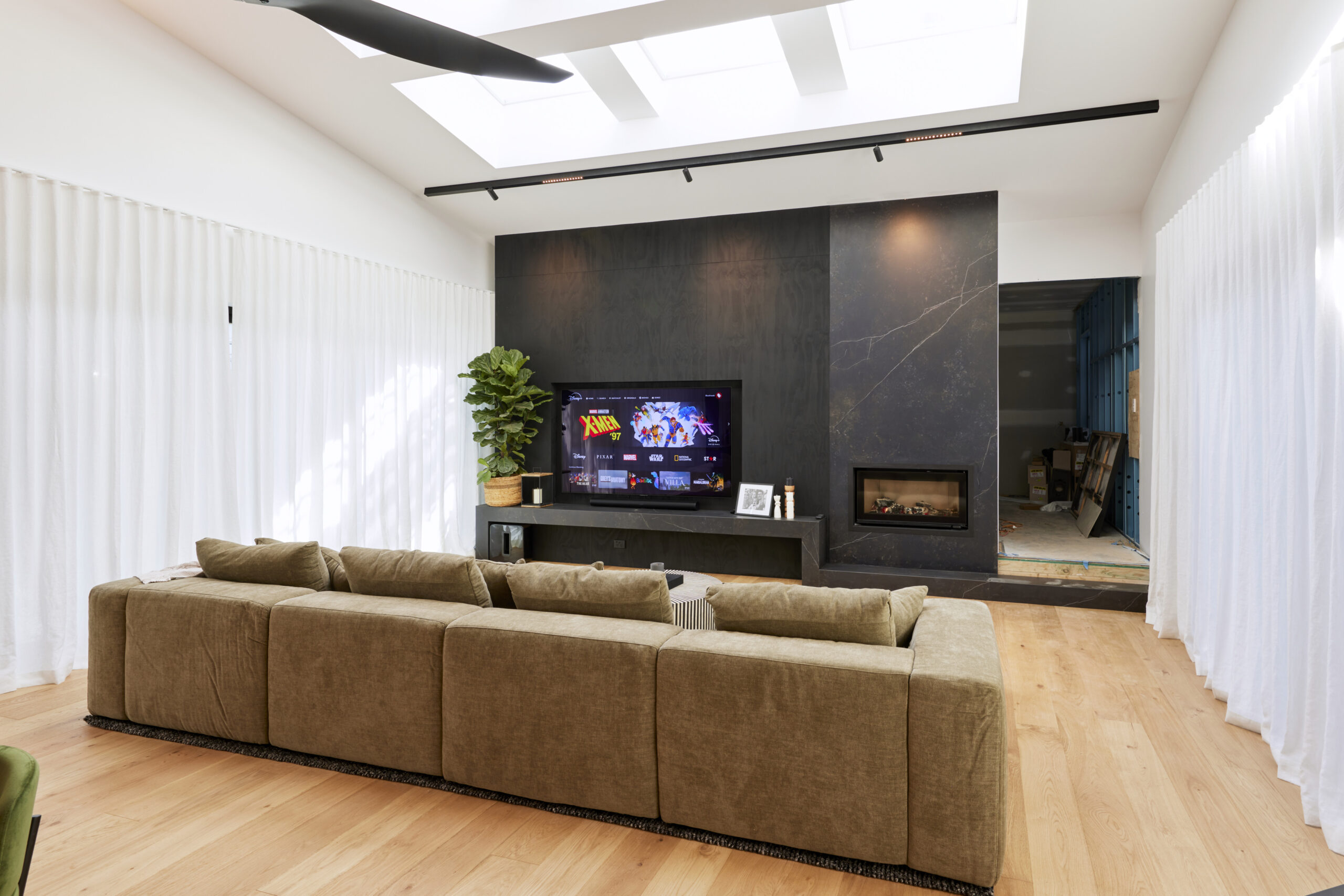 the block 2024 room reveals week 8 living dining kylie and brad