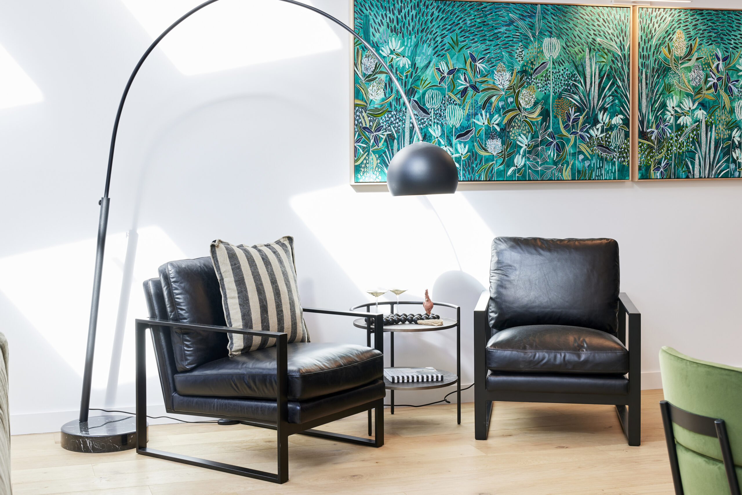 the block 2024 room reveals week 8 living dining kylie and brad