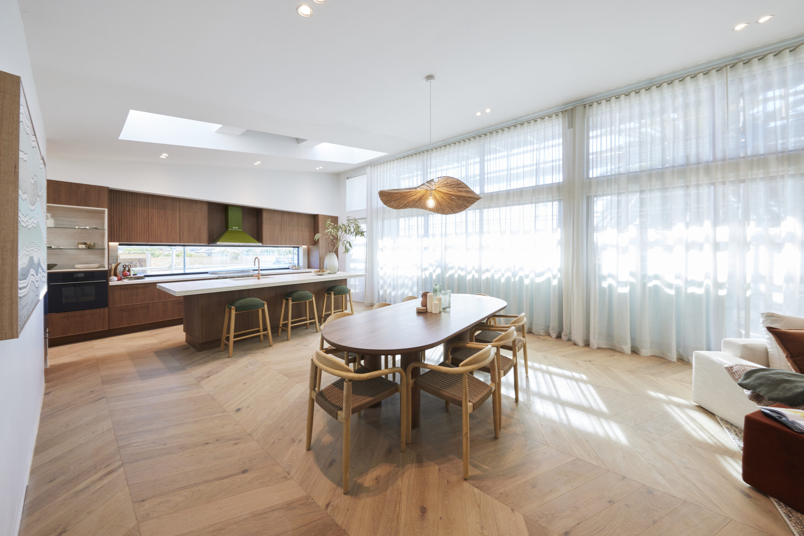 the block 2024 room reveals week 8 living dining kristian and mimi